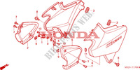 ZIJ AFDEKKING(CB1300F/F1) voor Honda CB 1300 BI COULEUR 2004