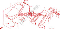 ZITTING/ACHTER KAP voor Honda CB 1300 TWO TONE 2003
