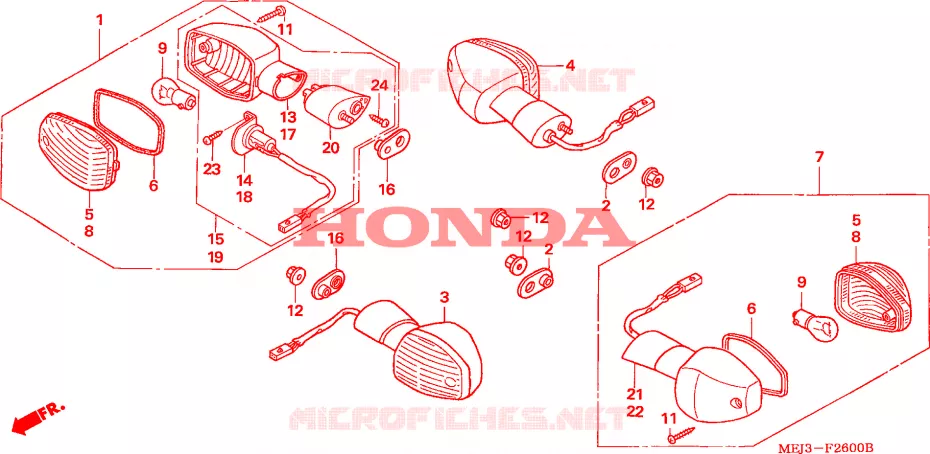 KNIPPERLICHT Honda MOTO 1300 CB 2004  CB1300F3