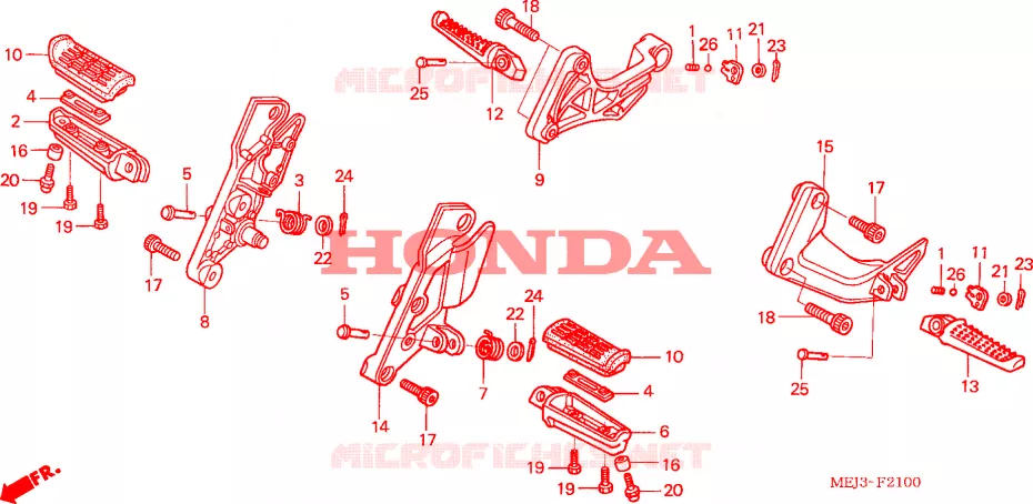 OPSTAP Honda MOTO 1300 CB 2005  CB1300F3