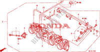 GAS HUIS(MONT.) voor Honda CB 1300 ABS FAIRING 2006