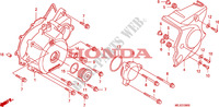 LINKS KRUKAS AFDEKKING voor Honda CB 1300 ABS FAIRING 2006