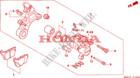 ACHTER REMKLAUW  voor Honda CBR 1000 RR FIREBLADE HRC 2007