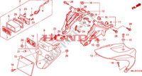 ACHTER STROOMLIJNKAP  voor Honda CBR 1000 RR FIREBLADE 2006