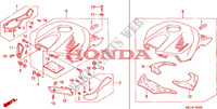 BOVENSTE BESCHUTTING voor Honda CBR 1000 RR FIREBLADE 2006