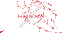 LINKS KRUKAS AFDEKKING voor Honda CBR 1000 RR FIREBLADE REPSOL 2007