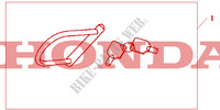 U SLOT voor Honda CBR 1000 RR FIREBLADE 2005