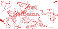 ACHTER STROOMLIJNKAP voor Honda CBR 600 RR ABS 2010