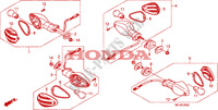 KNIPPERLICHT(3) voor Honda CBR 600 RR GRAY ORANGE 2011