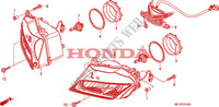 KOPLAMP voor Honda CBR 600 RR ABS GRIS ORANGE 2011