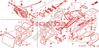ACHTERLICHT(CBR1000RR8,9/RA9) voor Honda CBR 1000 RR FIREBLADE 2008