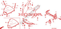 BOVEN KAP(1) voor Honda CBR 1000 RR FIREBLADE ABS BLACK 2011