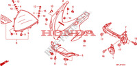 BOVEN KAP(2) voor Honda CBR 1000 RR FIREBLADE ABS REPSOL 2011