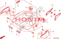 BOVENSTE BESCHUTTING voor Honda CBR 1000 RR FIREBLADE ABS REPSOL 2011