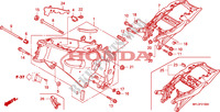 FRAME CHASSIS voor Honda CBR 1000 RR FIREBLADE BLACK 2010
