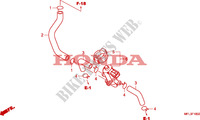 GAS RECYCLINGSYSTEEM voor Honda CBR 1000 RR FIREBLADE BLACK 2010