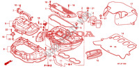 LUCHTFILTER voor Honda CBR 1000 RR FIREBLADE ABS REPSOL 2011