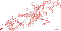UITLAATDEMPER voor Honda CBR 1000 RR FIREBLADE ABS TRICOLOUR 2011