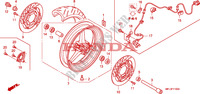 VOOR WIEL voor Honda CBR 1000 RR FIREBLADE ABS TRICOLOUR 2011
