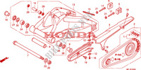 ZWAAI ARM voor Honda CBR 1000 RR FIREBLADE BLACK 2010