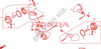 KNIPPERLICHT voor Honda VT 1300 FURY 2011