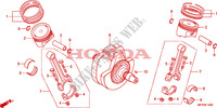 KRUKAS/ZUIGER voor Honda VT 1300 C 2011