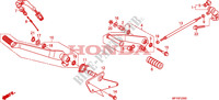 PEDAAL voor Honda VT 1300 C 2011