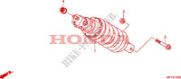 ACHTER KUSSEN voor Honda VT 1300 C ABS 2011 2012