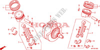 KRUKAS/ZUIGER voor Honda VT 1300 STATELINE 2011