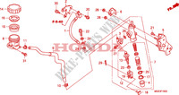 A., REM HOOFD CILINDER voor Honda VFR 1200 DCT 2011