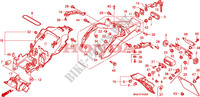 ACHTER STROOMLIJNKAP voor Honda VFR 1200 F 2012