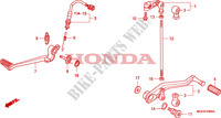PEDAAL voor Honda VFR 1200 F 2011