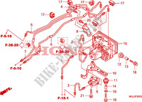 ABS MODULATOR voor Honda CBF 1000 F ABS TS 2011
