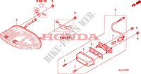 ACHTERLICHT voor Honda CBF 1000 F ABS 98HP 2011