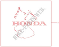 KIT MAT AND STRAP voor Honda CBF 1000 F ABS 98HP 2010