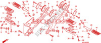 OPSTAP voor Honda CBF 1000 F ABS 98HP 2011