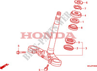 STURING STANG voor Honda CBF 1000 F ABS TS 2011
