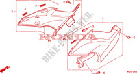 ZIJ AFDEKKING voor Honda CBF 1000 F ABS 98HP 2010