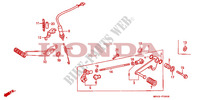 REMPEDAAL/WISSEL PEDAAL voor Honda CBR 600 F 50HP 1990