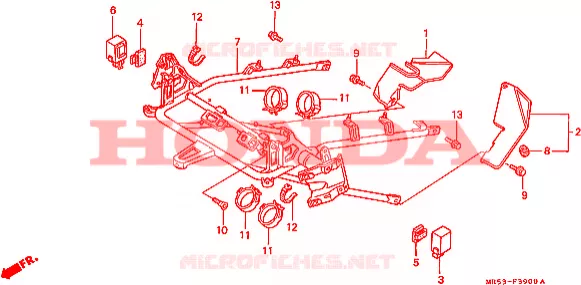 KAP STANG Honda MOTO 800 PC800 1989  PC800K