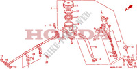 A., REM HOOFD CILINDER voor Honda CBR 1000 F 1991