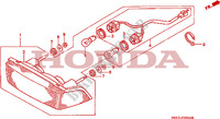 ACHTERLICHT voor Honda NTV 650 50HP 1993