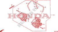 CARBURATEUR MONTAGE voor Honda NTV 650 REVERE 50HP 1988