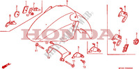 VOOR STROOMLIJNKAP voor Honda PAN EUROPEAN ST 1100 1992