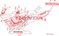 STREEP(CBR600F3S) voor Honda CBR 600 F3 1995