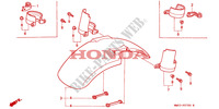 VOOR STROOMLIJNKAP (1) voor Honda CBR 900 FIREBLADE 50HP 1992