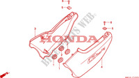 ZIJ AFDEKKING(CB750F2) voor Honda SEVEN FIFTY 750 50HP 1995