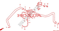 LUCHTINJEKTIE REGELAAR KLEP voor Honda CB SEVEN FIFTY 750 2001