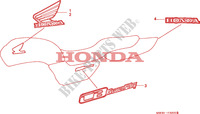 MERK voor Honda CB SEVEN FIFTY 750 2001