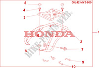 ACHTERDRAGER voor Honda CB 500 2002